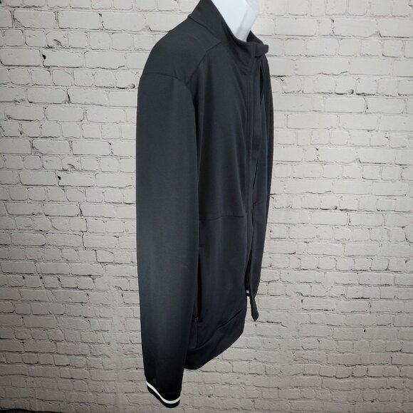 Bogner Black Light Stretch Unlined Zip Pockets Athletic Track Jacket XL *zipper - Picture 14 of 15